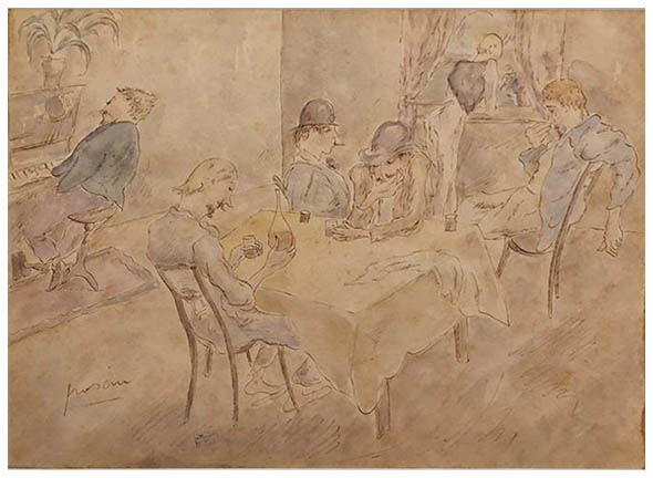 Precision, a drawing by Jules PASCIN